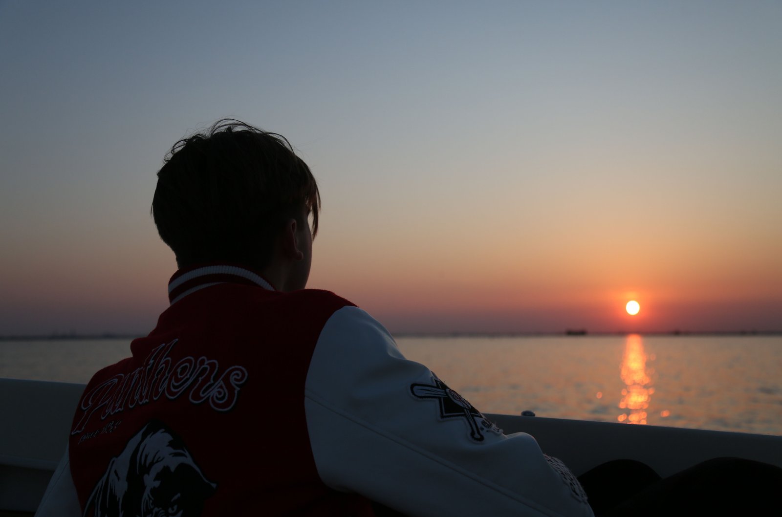 Tramonto dalla barca