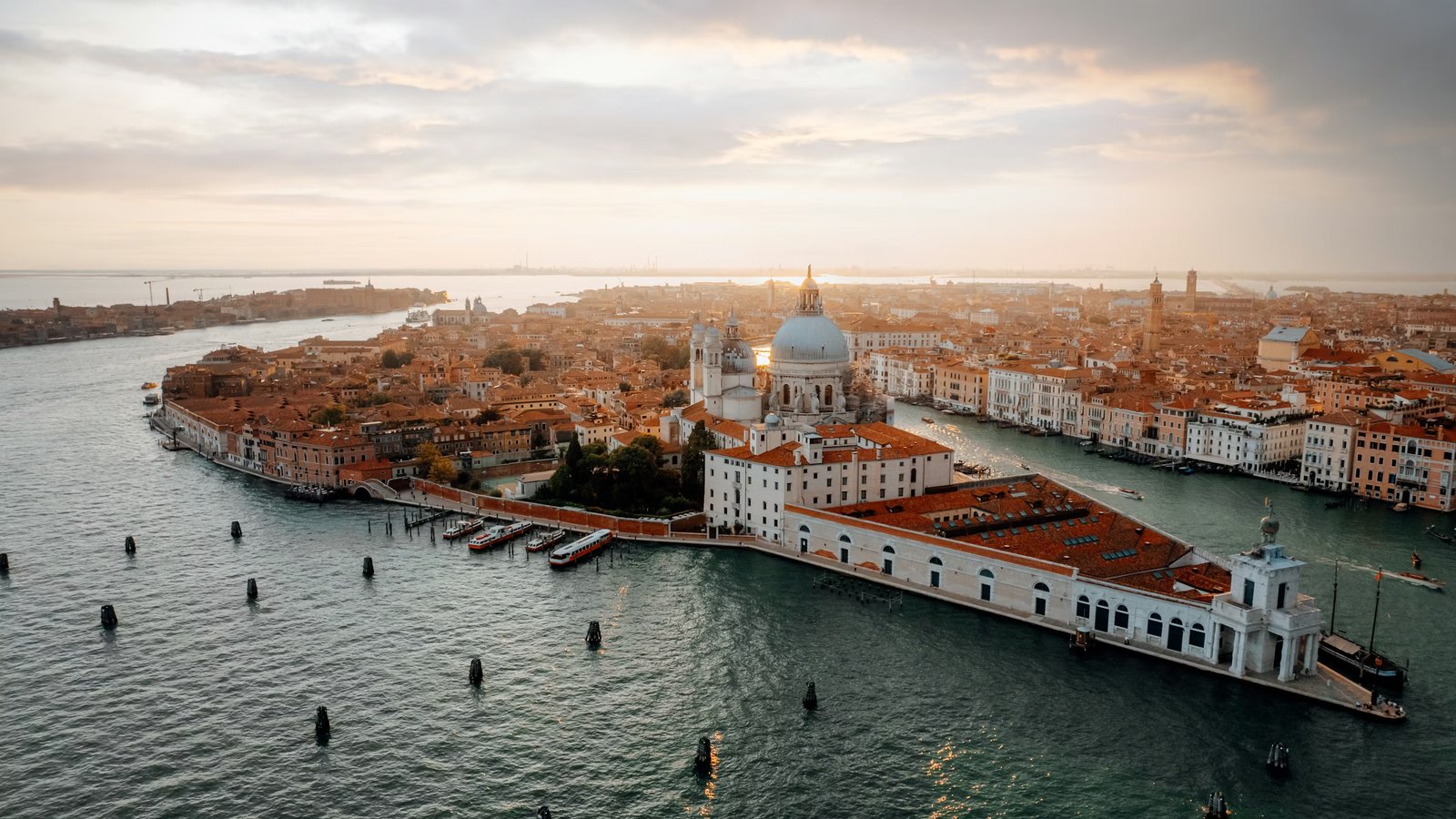 Veduta aerea di Venezia